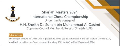 7th Sharjah Masters 2024 .